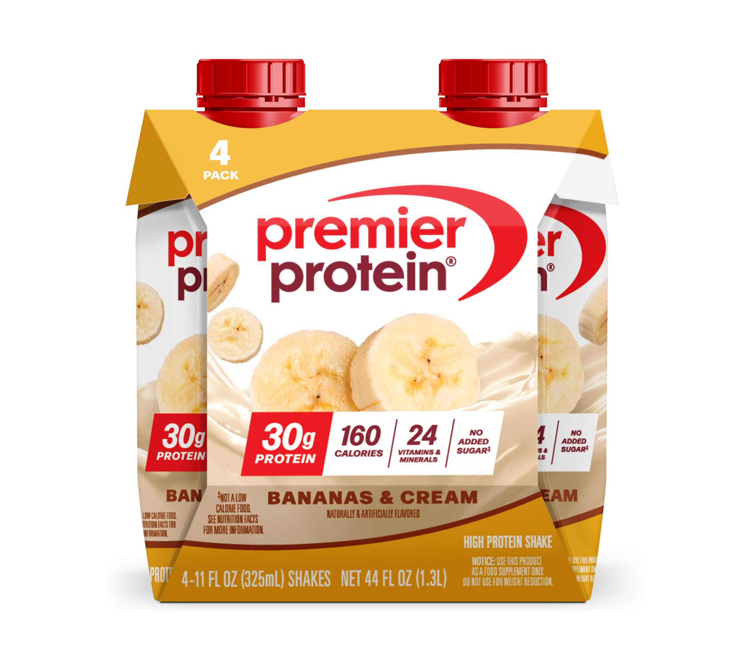 Premier Protein 30g High Protein Shake, Chocolate, 12 Pack | 160 Calories, 24 Vitamins & Minerals, No Added Sugar, Supports Muscle Health, Gluten-Free, 11 oz